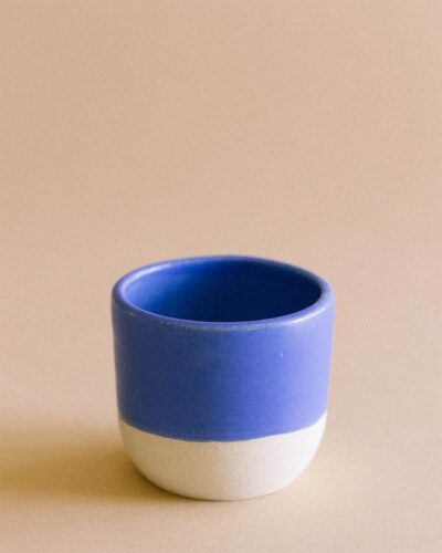 Grande tasse en grès bleu ALMA