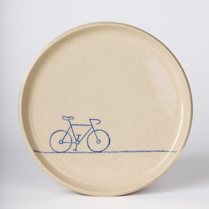 Assiette dessert vélo