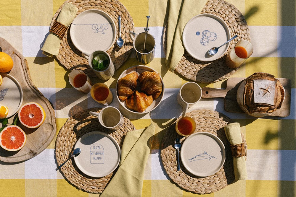 souvenir du ventoux assiettes