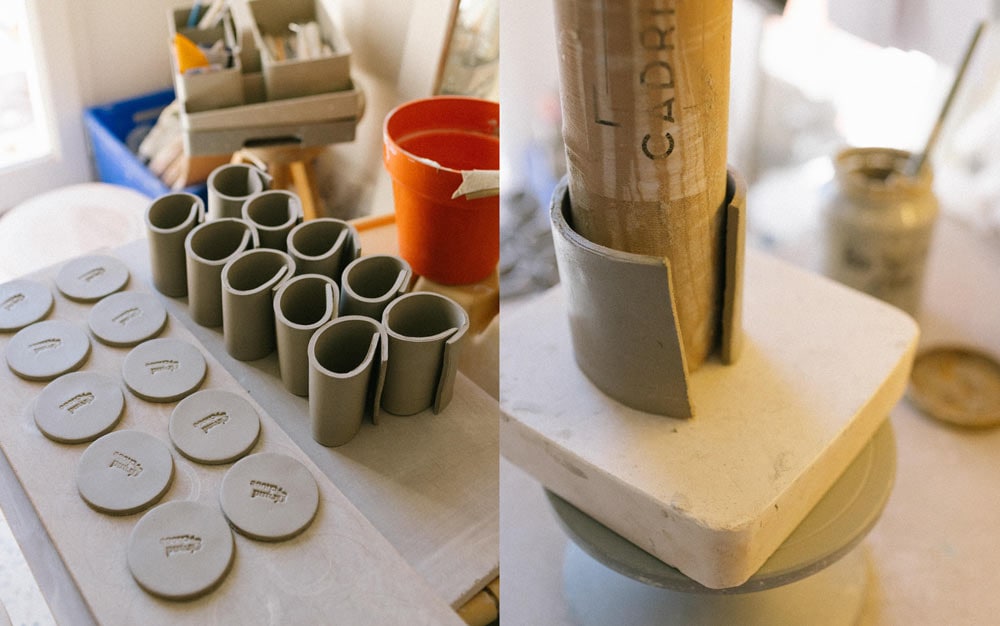 fabrication d'une tasse en céramique