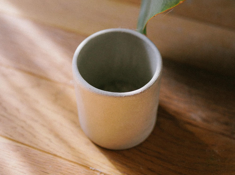 tasse façonnée