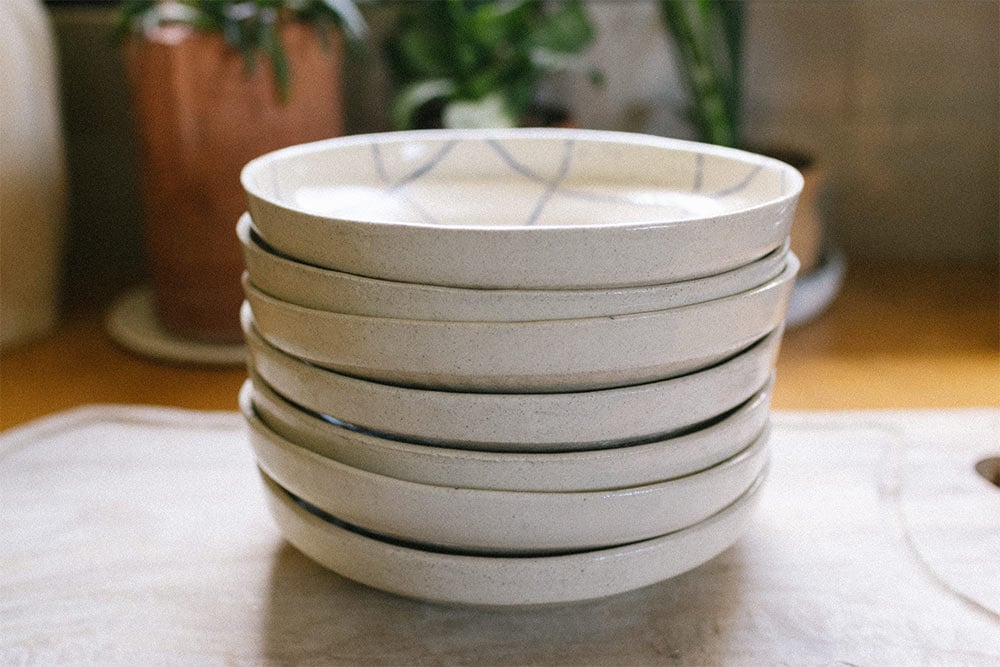 Mes assiettes en grès après 4 ans d’utilisation quotidienne